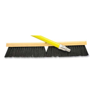 Boardwalk, 24in, Push Broom Kit, Tampico Bristles, Black