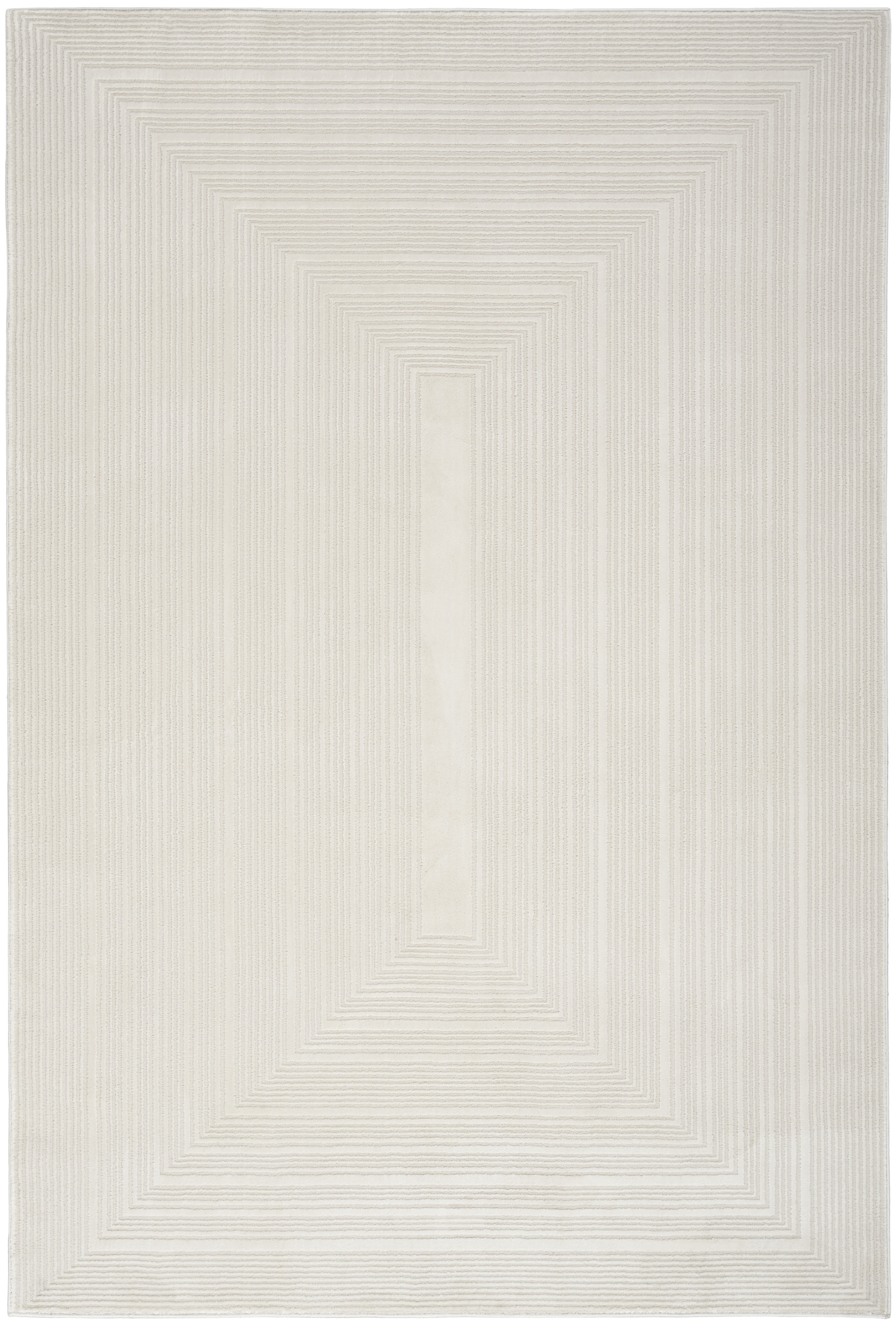 Calvin Klein CK024 Irradiant 3'11" x 5'11" Ivory Modern Indoor Rug