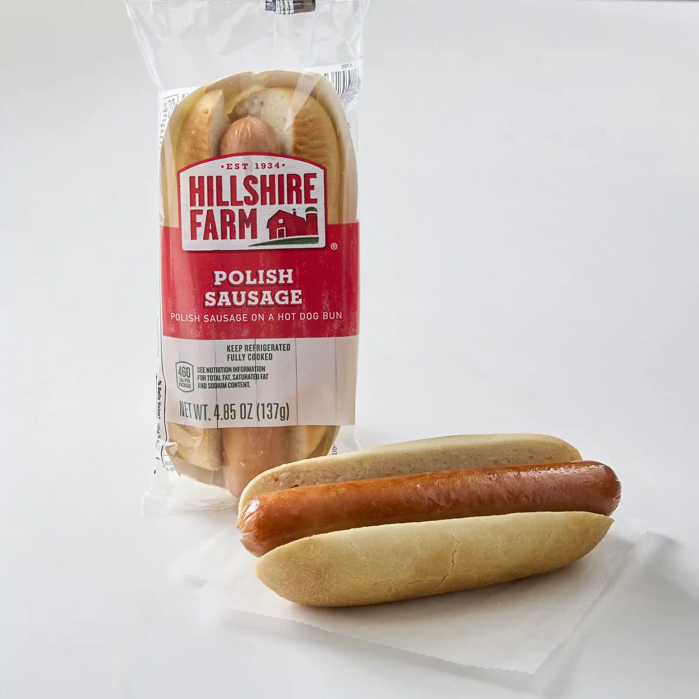 Hillshire Farm® Polish Sausage on a Hot Dog Bun_image_1