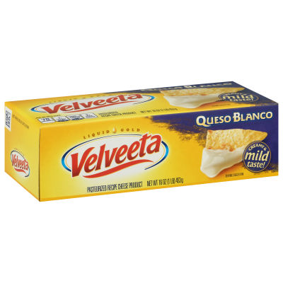 Velveeta Queso Blanco Cheese, 16 oz Block