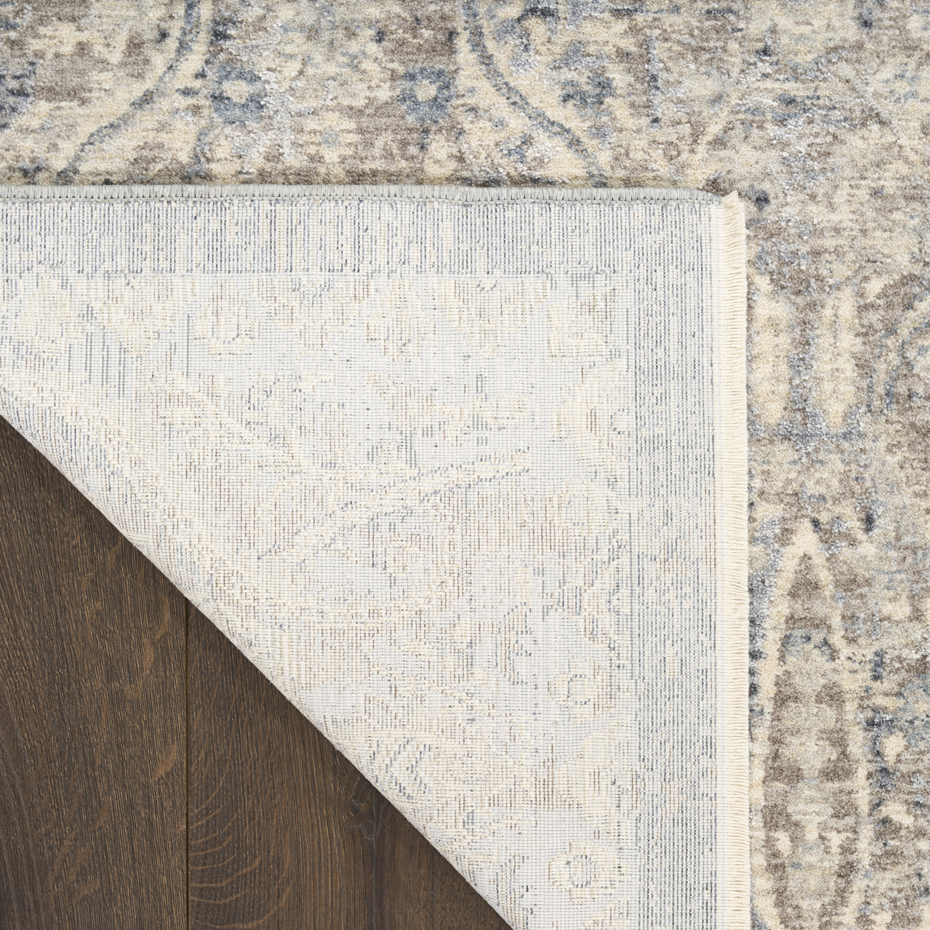 Nourison Sultana 7'10" x 10'2" Grey Blue Vintage Indoor Rug