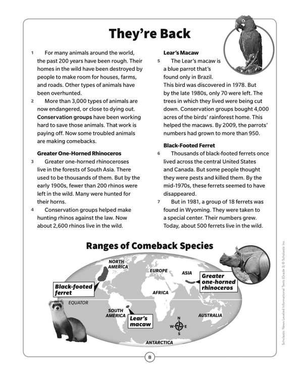 Scholastic News Leveled Informational Texts, Grade 3
