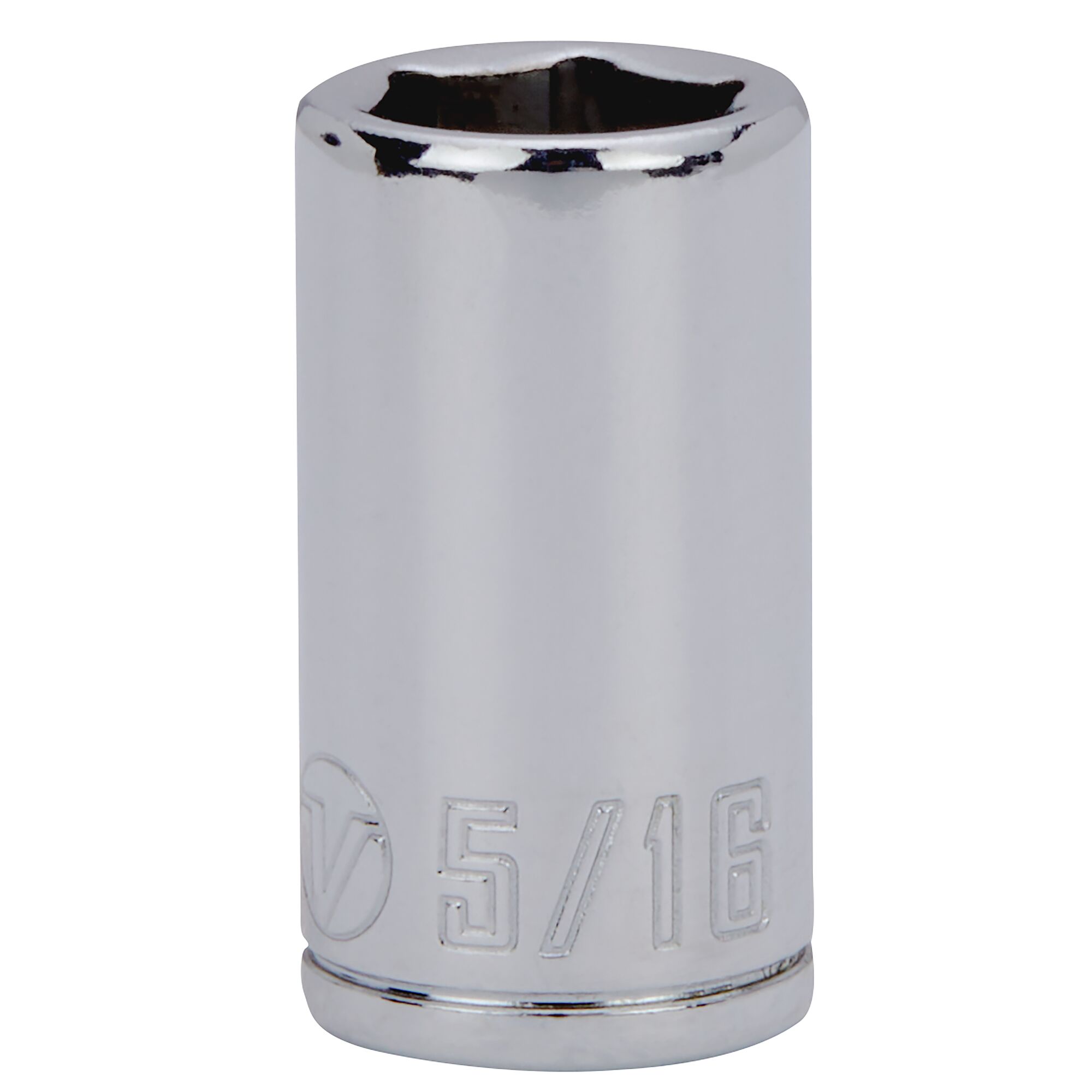 1/4 DR 6PT Shallow Socket 5/16 on white background