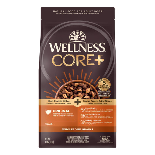 Wellness CORE+ Wholesome Grains Original Turkey & Chicken with Freeze Dried Turkey Product