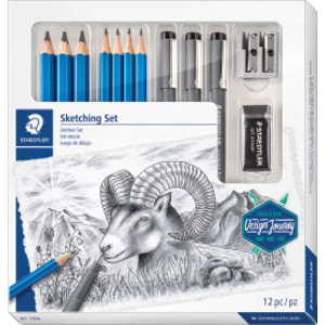 Mars® Lumograph® Sketching Set, 12 pieces