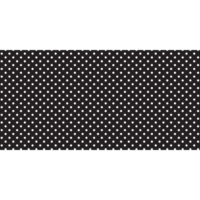 Bulletin Board Art Paper, Classic Dots-Black & White, 48" x 50', 1 Roll