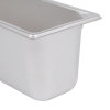 Half-long-size 6-inch-deep Super Pan 3® stainless steel steam table pan