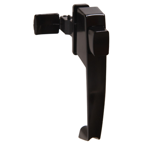 Hardware Essentials Black Pushbutton Latch 1-1/4in