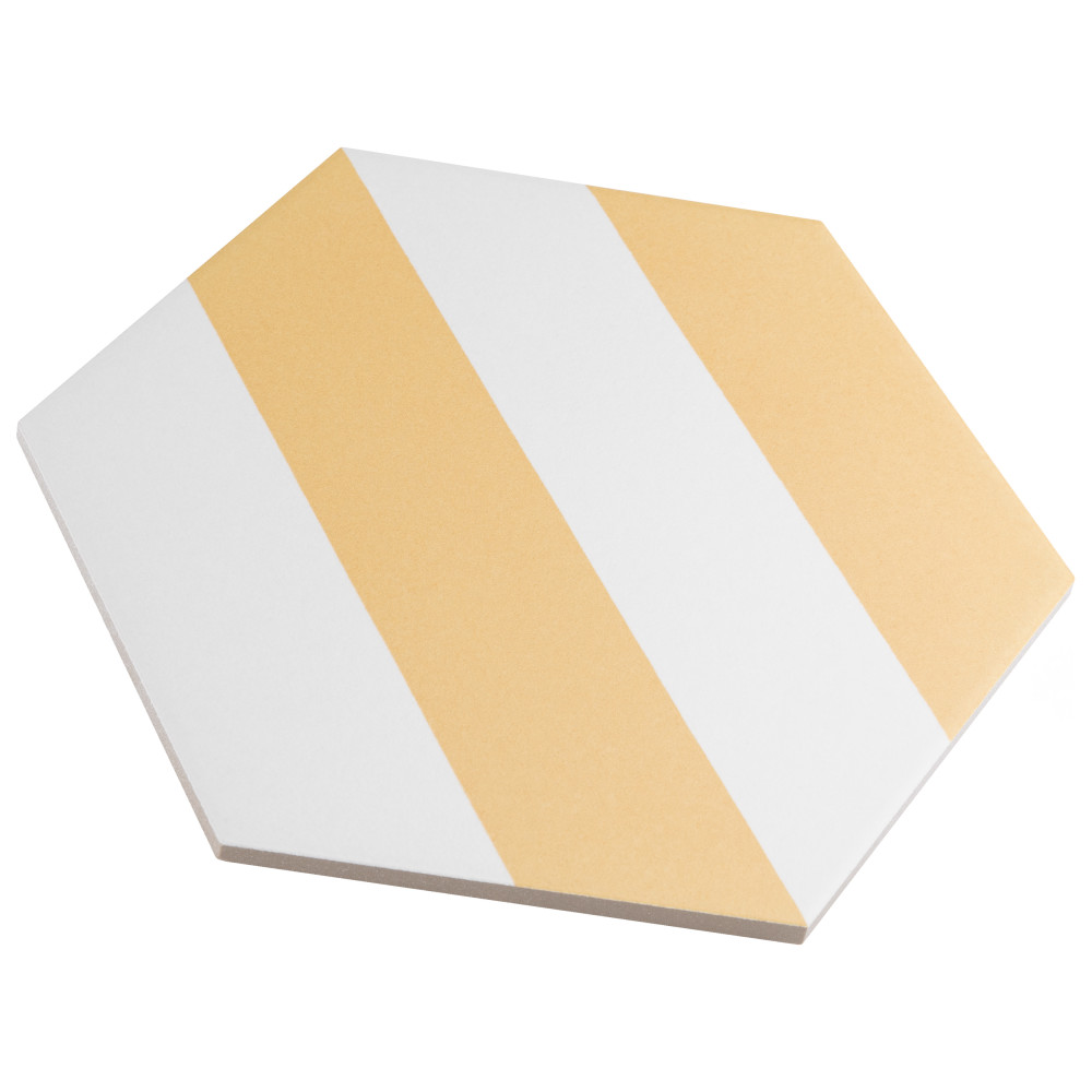 Porto Capri Hex Dandelion 8-5/8 in. x 9-7/8 in. Porcelain Floor and Wall Tile