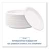 Boardwalk, Hi-Impact Plastic Dinnerware, Plate, 6" dia, White