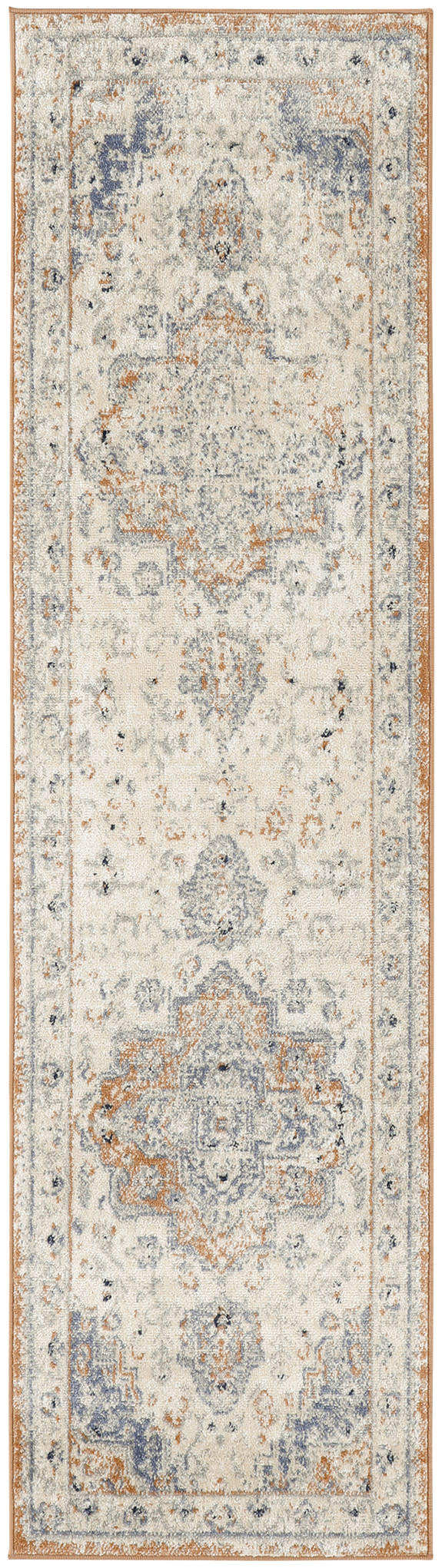 Nourison Nourison Essentials Persian 2'2" x 14 Beige Blue Vintage Rug