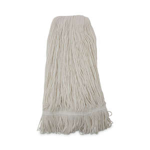 Boardwalk, Pro Loop Rayon Looped-End Wet Mop Head with 1" Headband, 24 oz, White