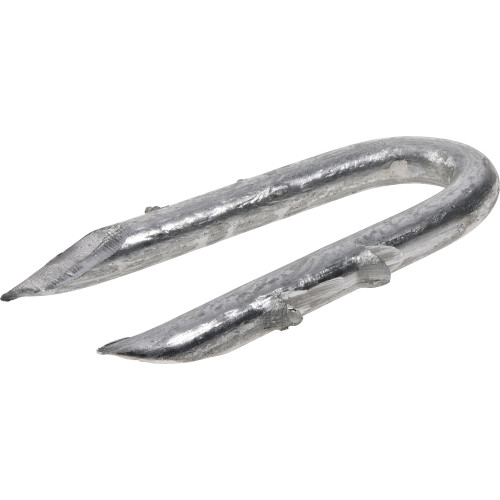 Galvanized Barbed Fence Staple #8 x 1-1/2
