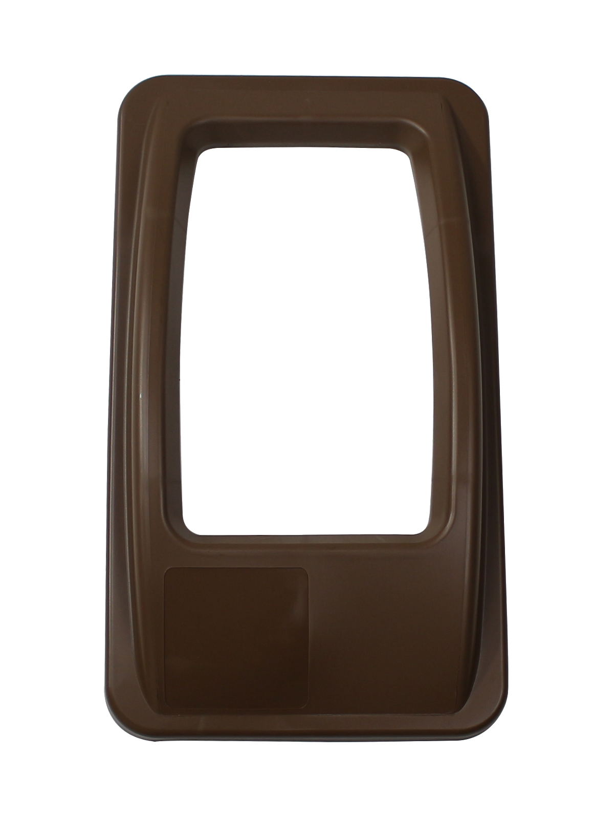 WASTE WATCHER – Single – Lid – Full – Brown