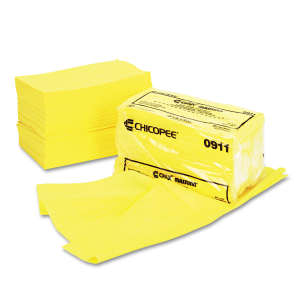 Chicopee Inc, Chix Masslinn Dust Cloths, 24" x 24", Yellow