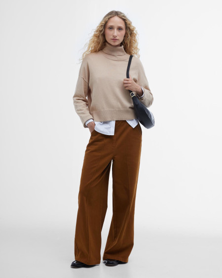 Maglione Shelby a collo alto con risvolto