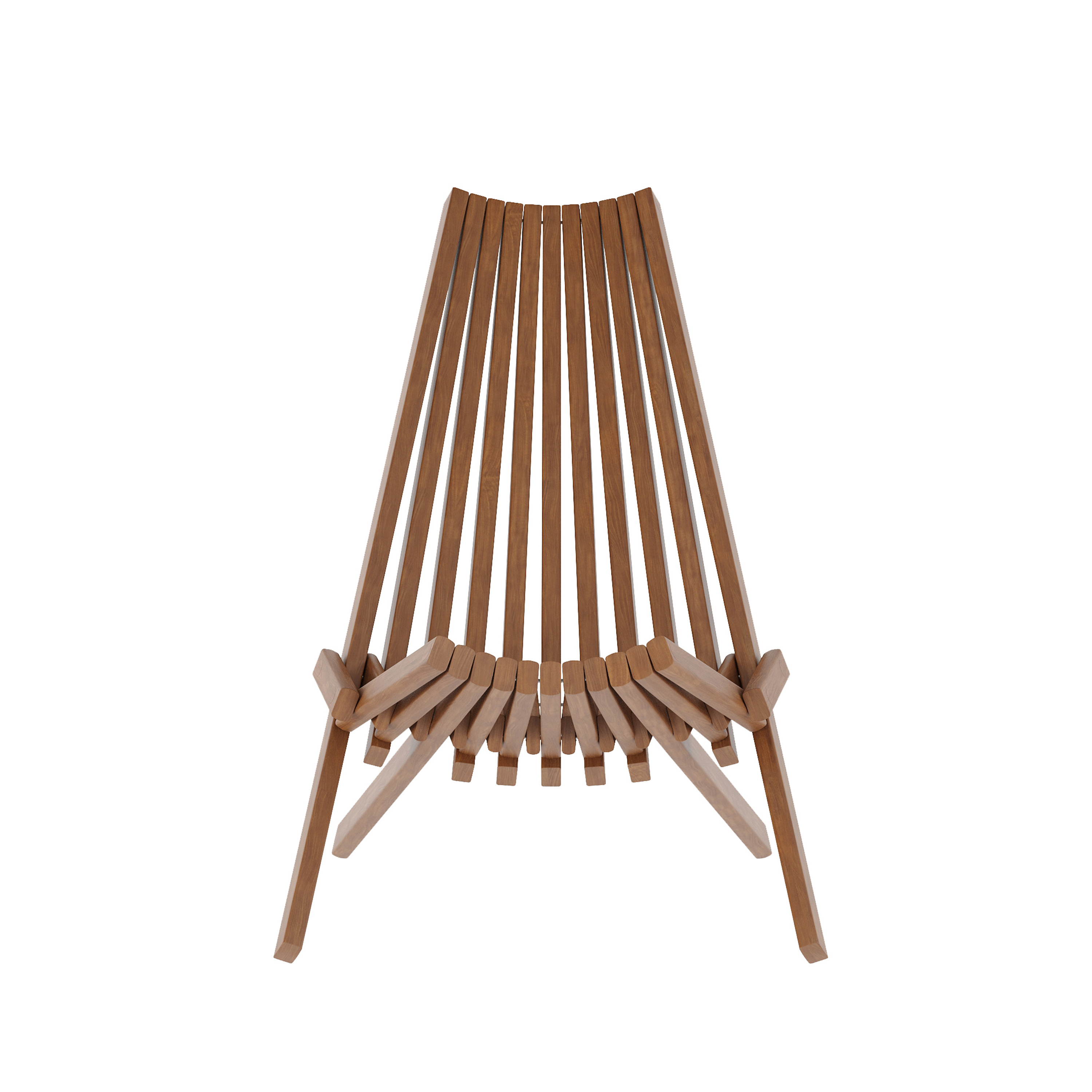 Duhram Black Folding Chair for Indoor/Outdoor Use with Acacia Wood Low Profil... - Picture 17 of 21