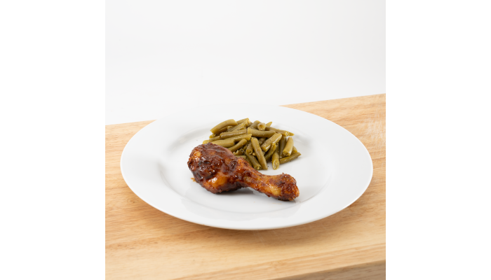 Tyson® Fully Cooked Unbreaded Chicken Drumsticks With BBQ Sauce Packets_image_1