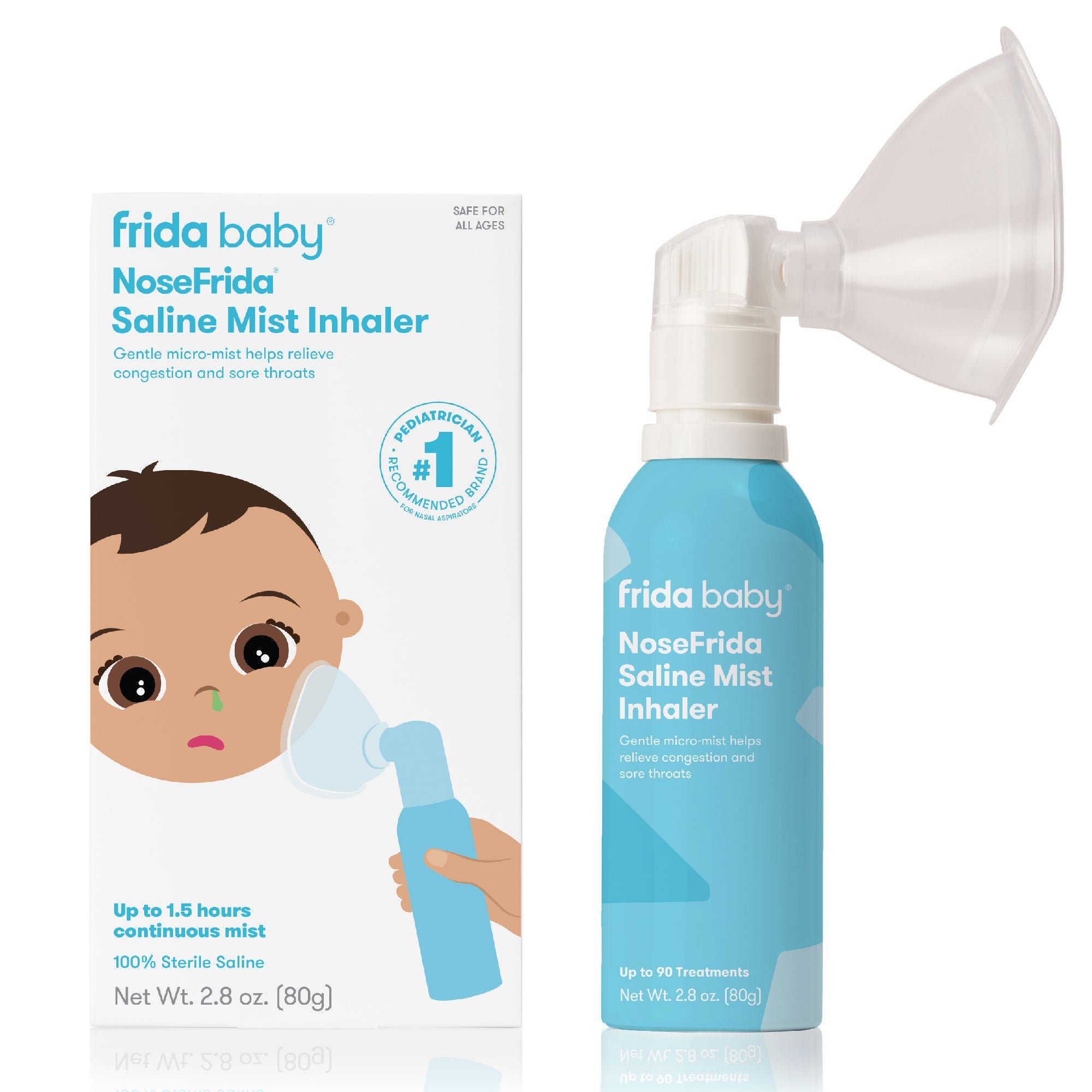 Fridababy LLC INHALER, MIST SALINE (8/CS)