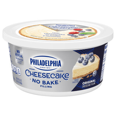 Philadelphia No Bake Original Cheesecake Filling, 24.3 oz Tub