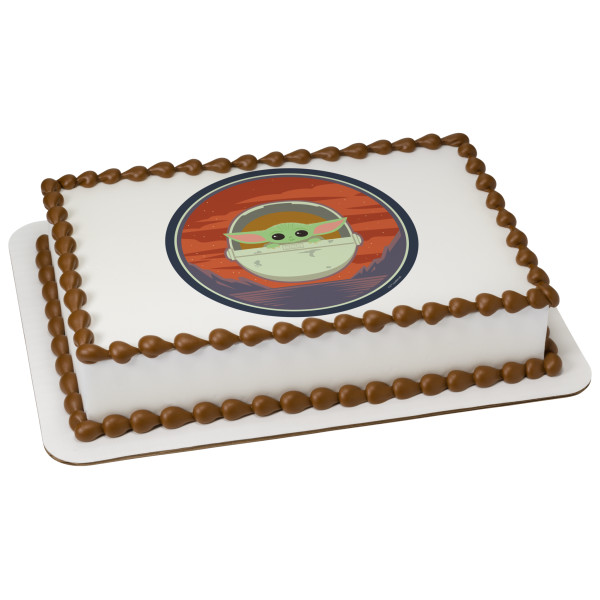 STAR WARS™ The Mandalorian The Child in the Pram PhotoCake® Edible Image®