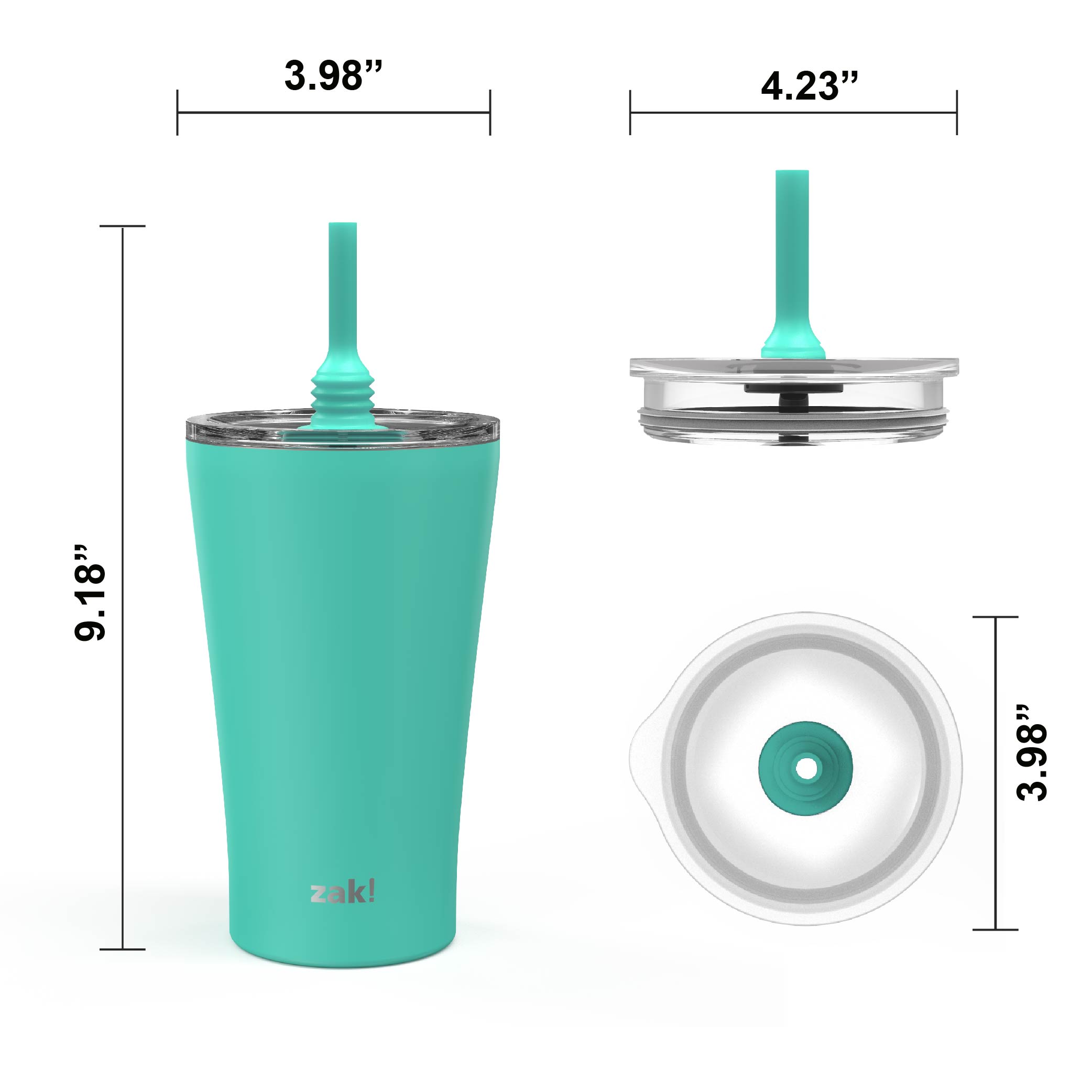 Alfalfa 20 ounce Vacuum Insulated Stainless Steel Tumbler, Green slideshow image 6 Alfalfa 20 ounce Vacuum Insulated Stainless Steel Tumbler, Green slideshow image 6