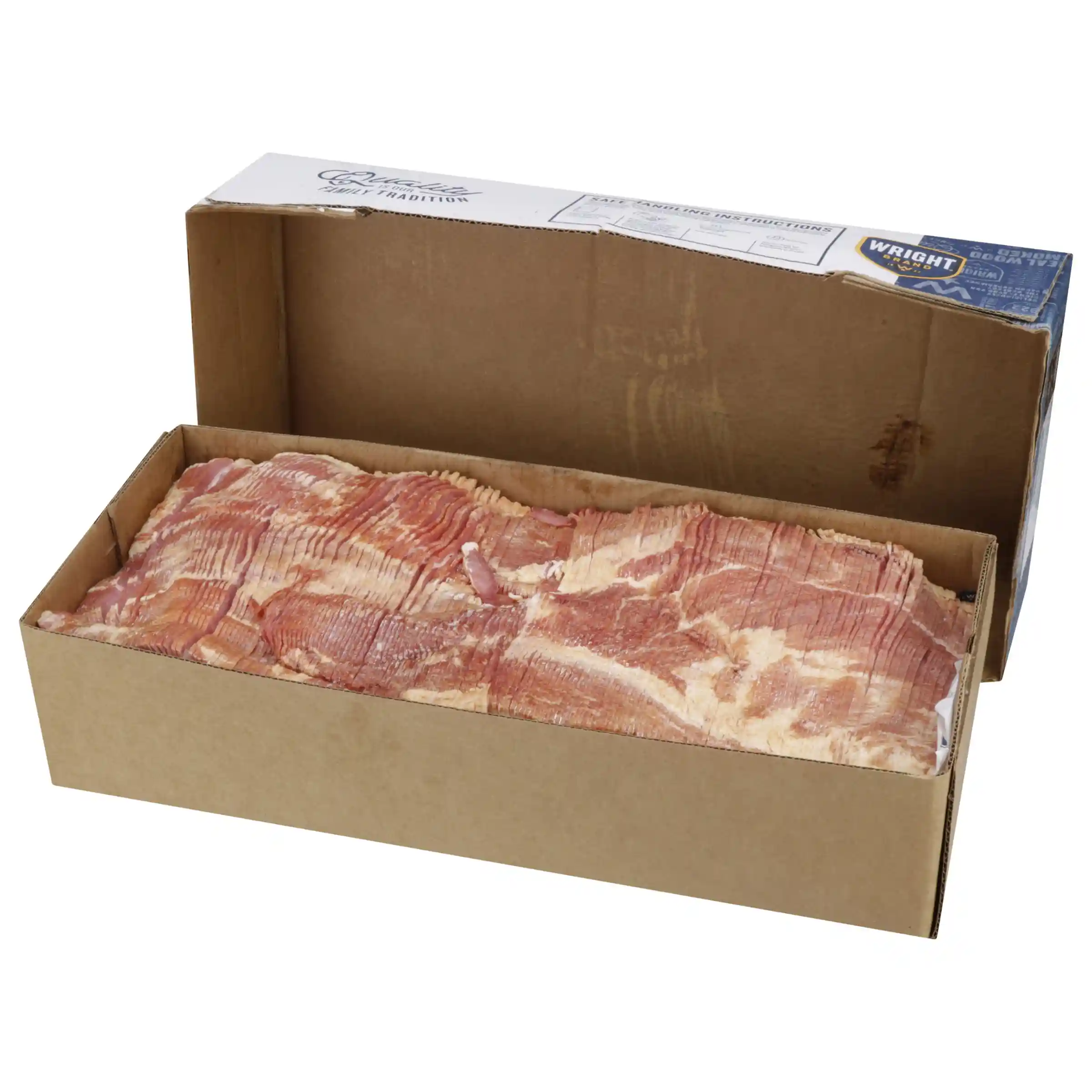 Wright® Naturally Hickory Smoked Bulk Bacon 9 slices per inch_image_4