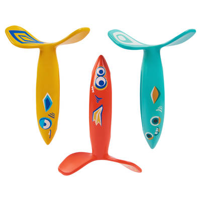 SwimWays Swirl Divers Kids Toys (3 Pack), Swimming Pool Accessories & Pool Party Supplies, Pool Diving Toys for Kids Ages 5 & Up