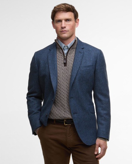 Blazer con motivo a spina di pesce Firth Moons