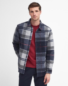 Chapter Check Overshirt Blue Granite