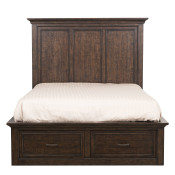 Paneled Wooden Queen Headboard - S094-250