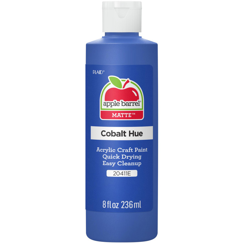 Acrylic Paint Matte, 8oz., Cobalt Hue