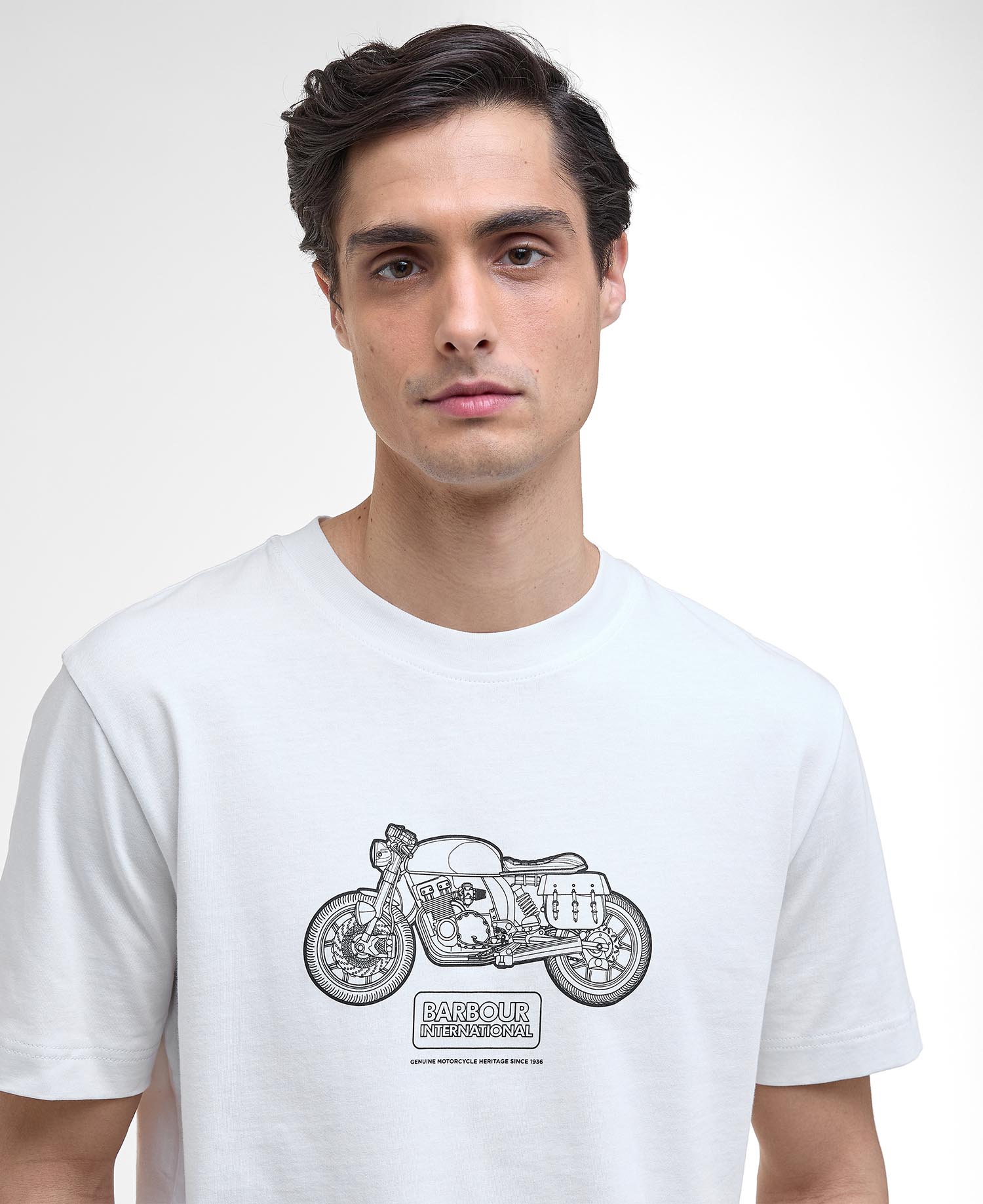 T-shirt con stampa Morris Motorbike image number 3