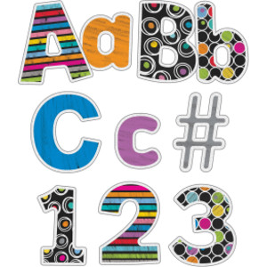 Colorful Chalkboard Combo Pack EZ Letters, 219 Pieces