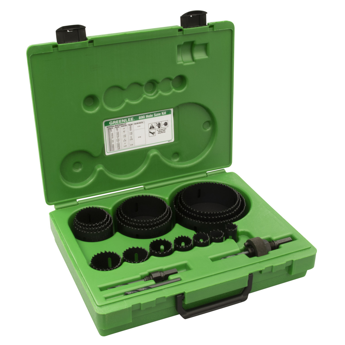 Bi-Metal Industrial Maintenance Hole Saw Kit for 3/4