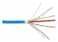 9A6P4-A5-06-R1A - Category 6A F/UTP Cable Plenum 23 AWG 4-Pair Blue 1000 ft/Reel