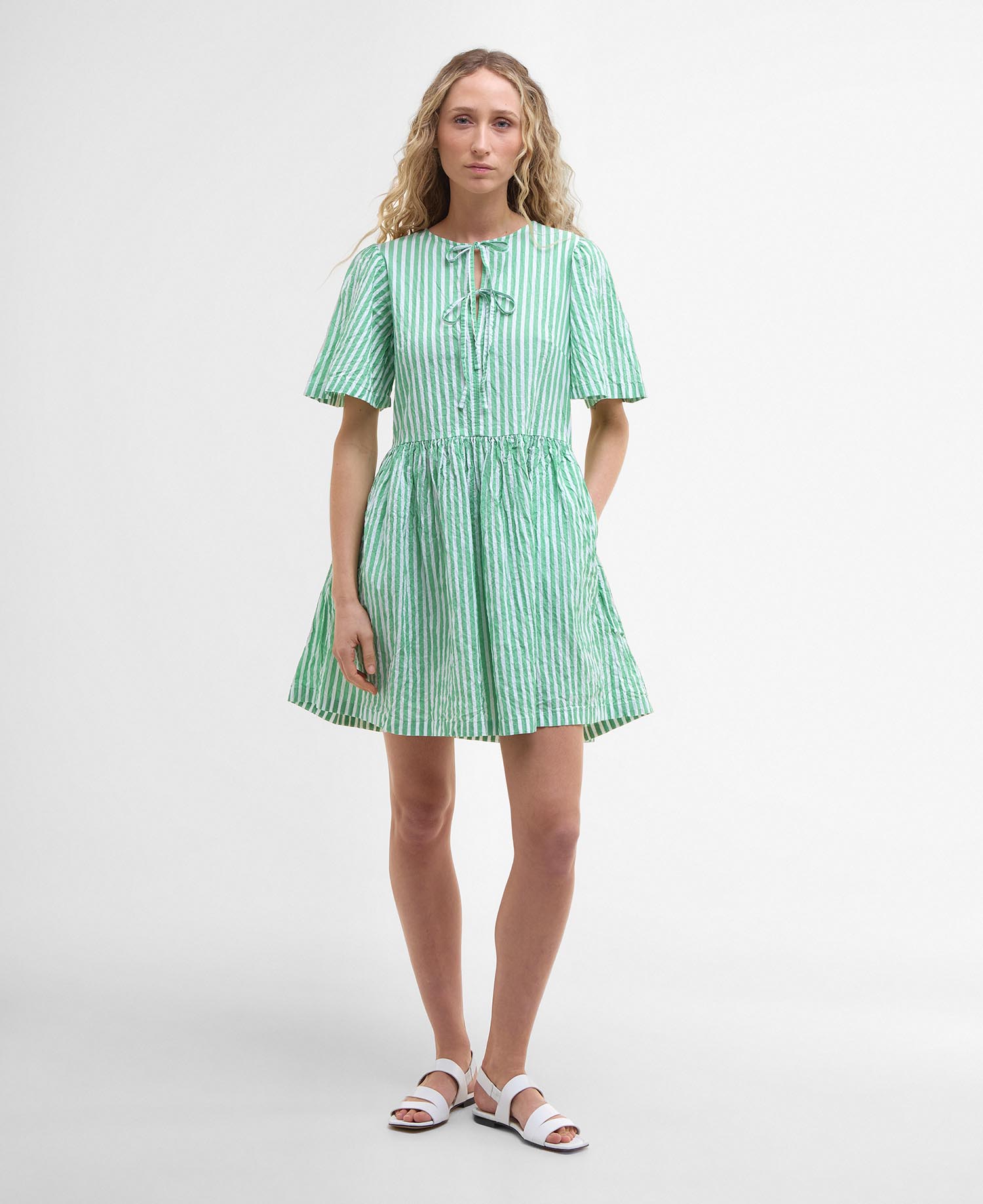 Daison Striped Mini Dress image number 0