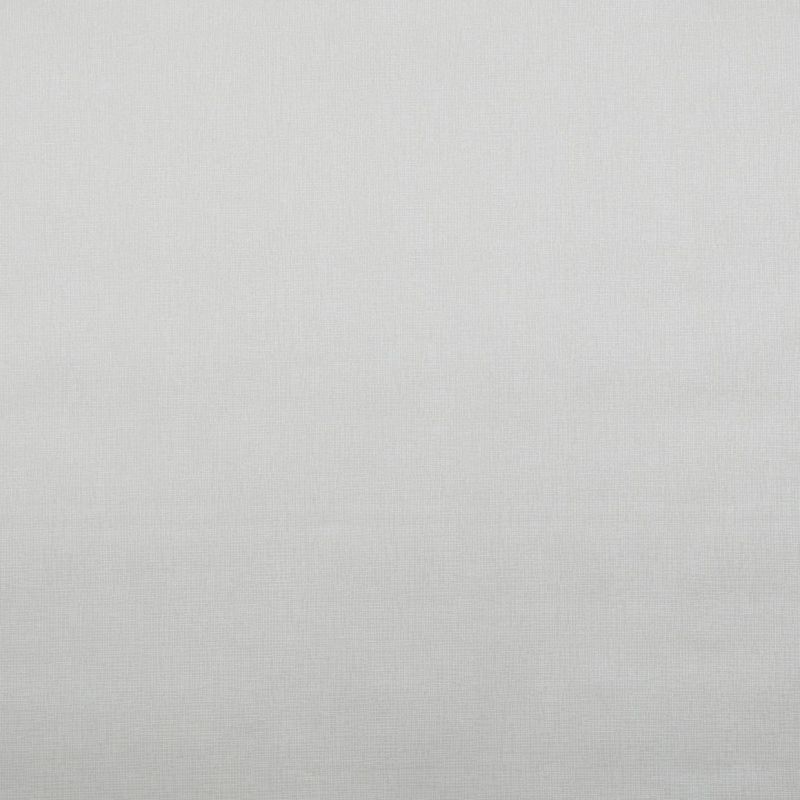 Light gray woven fabric wallpaper covering the entire frame, displaying subtle crosshatch texture; lying flat and unadorned, evenly lit with neutral ambient indoor lighting and no visible features.