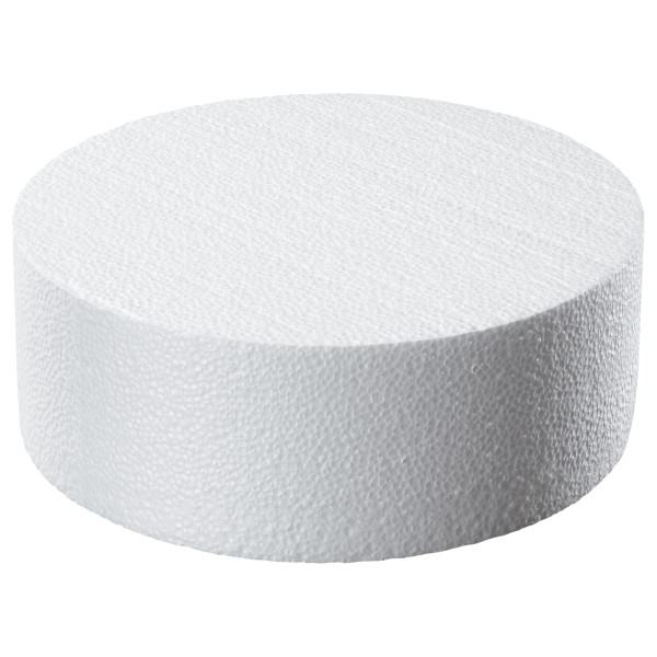Round Styrofoam 10" x 3.5" Cake Form DecoPac