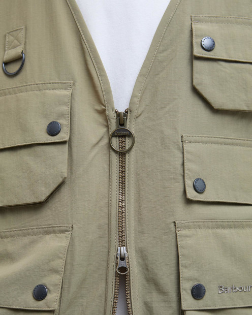 Gilet casual utility Editor British Khaki