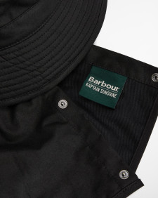 Barbour x Kaptain Sunshine Caped Cap Black