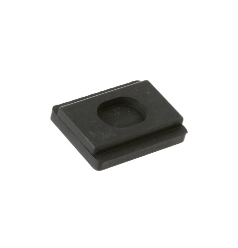 Rubber pad sits between HA washer and dryer