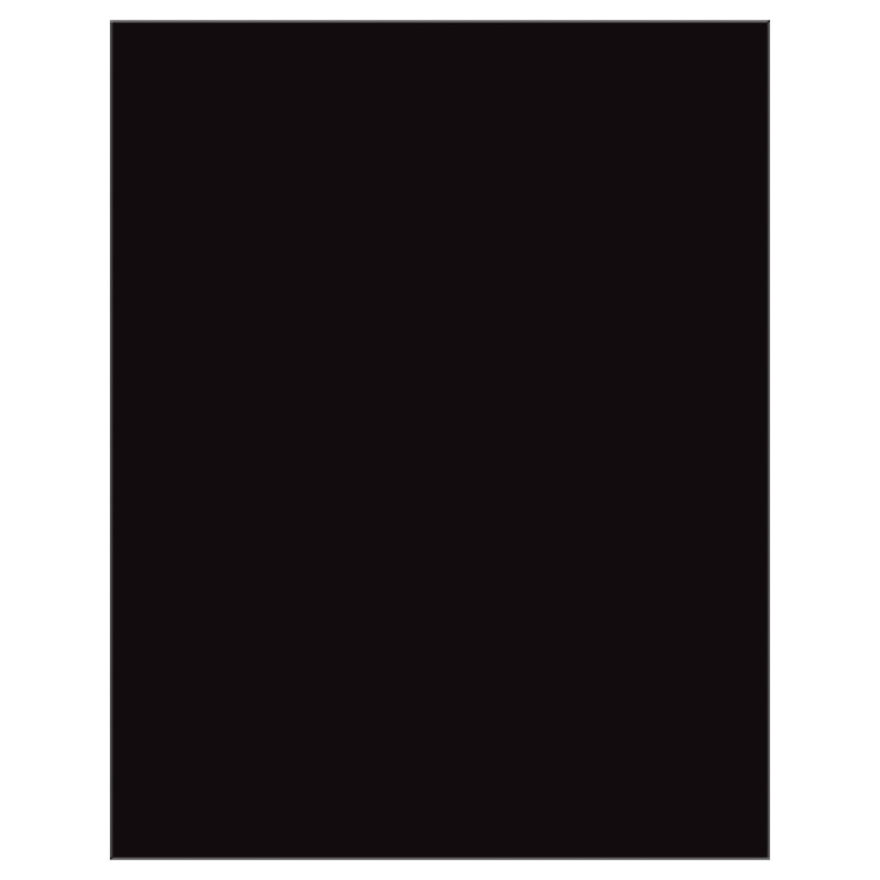 Premium Coated Poster Board, Black, 22" x 28", 25 Sheets