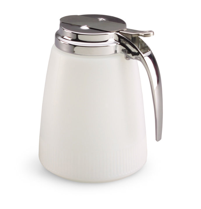 48ounce Dripcut™ server with plastic jar and chromeplated top