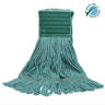 ABCO, Blend Looped-End Wet Mop Head with 5" Headband, Large, Green