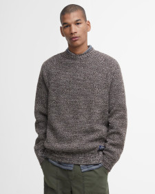 Staithes Crew Neck Jumper Bitter Chocolate