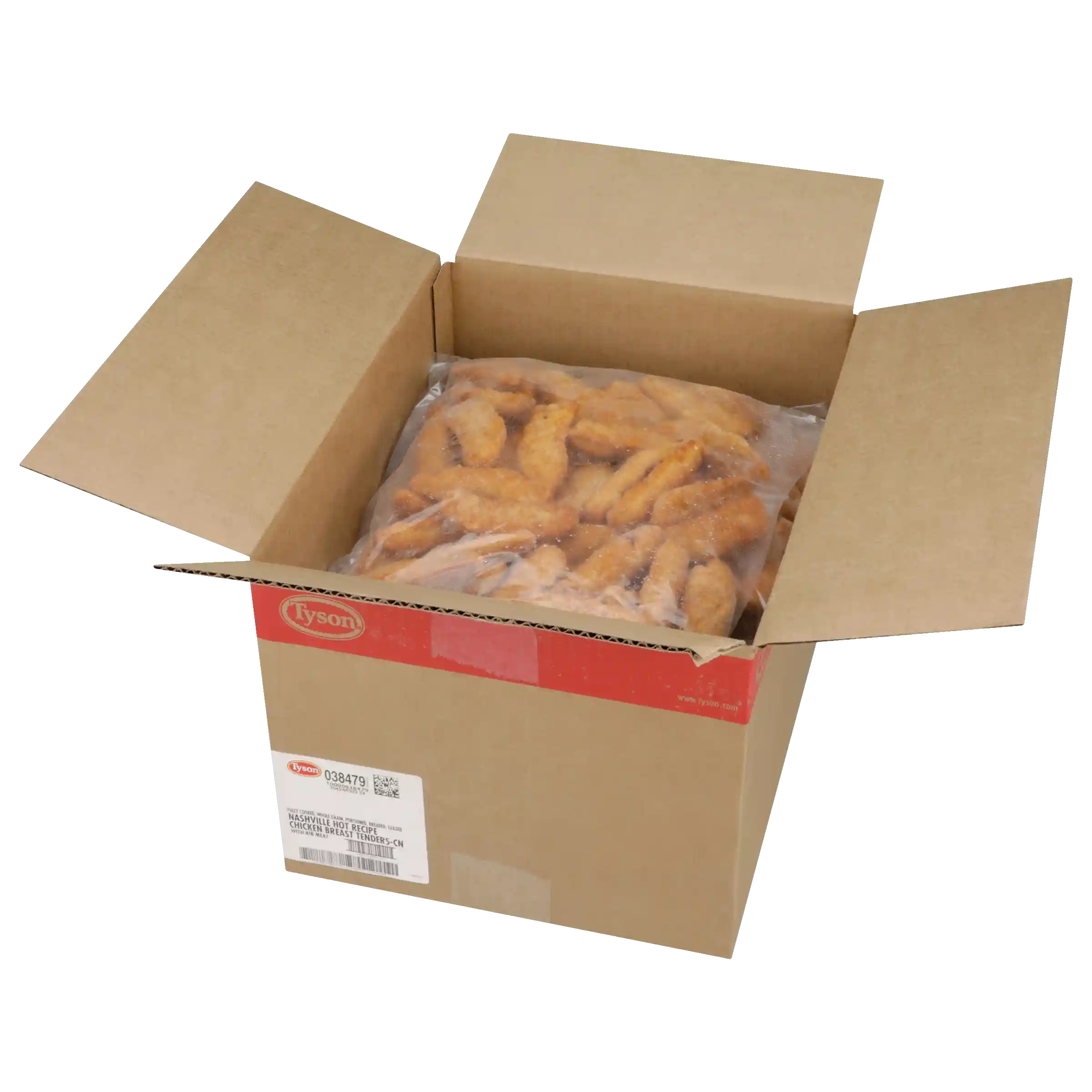 Tyson® Fully Cooked Whole Grain Breaded, Glazed Nashville Hot MWWM Chicken Tenders, 1.55 oz._image_4