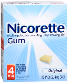 Nicorette® Stop Smoking Aid Gum 4 mg Original