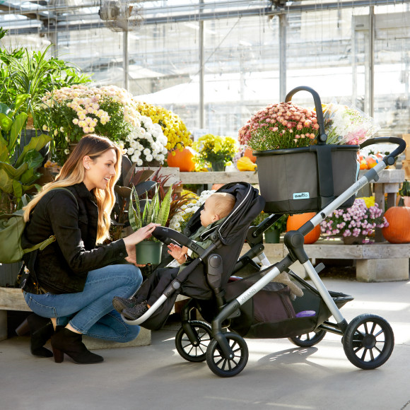 Pivot Xpand Stroller Market Basket Safety