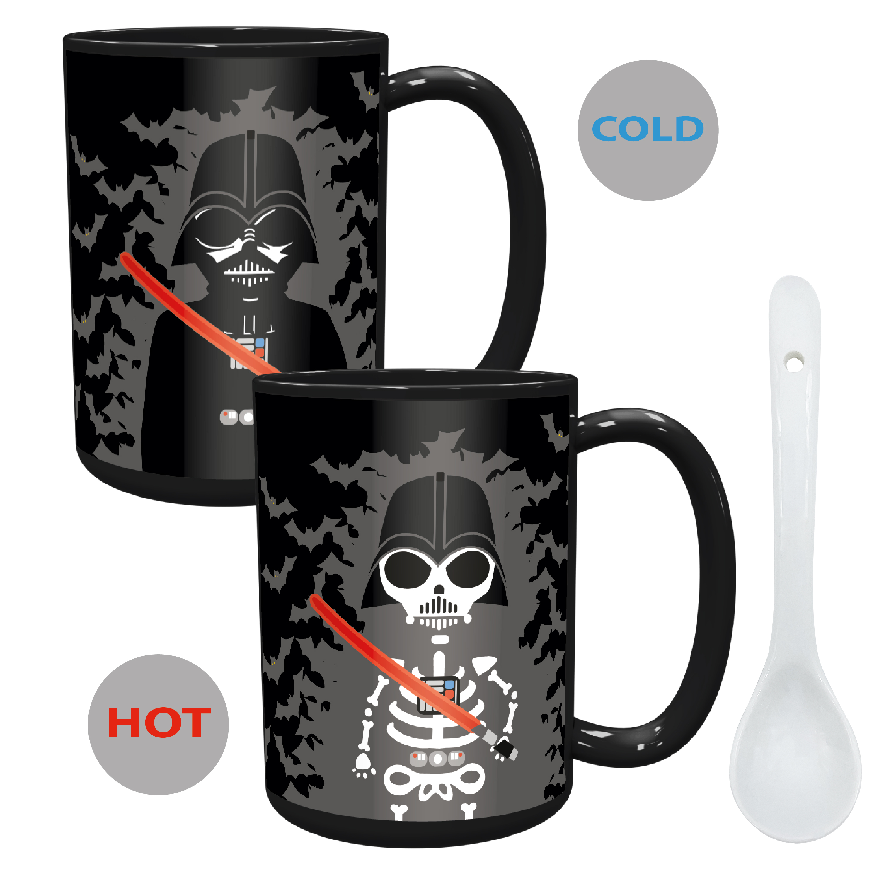 Star Wars 15 ounce Coffee Mug and Spoon, Darth Vader & R2D2 slideshow image 2 Star Wars 15 ounce Coffee Mug and Spoon, Darth Vader & R2D2 slideshow image 2